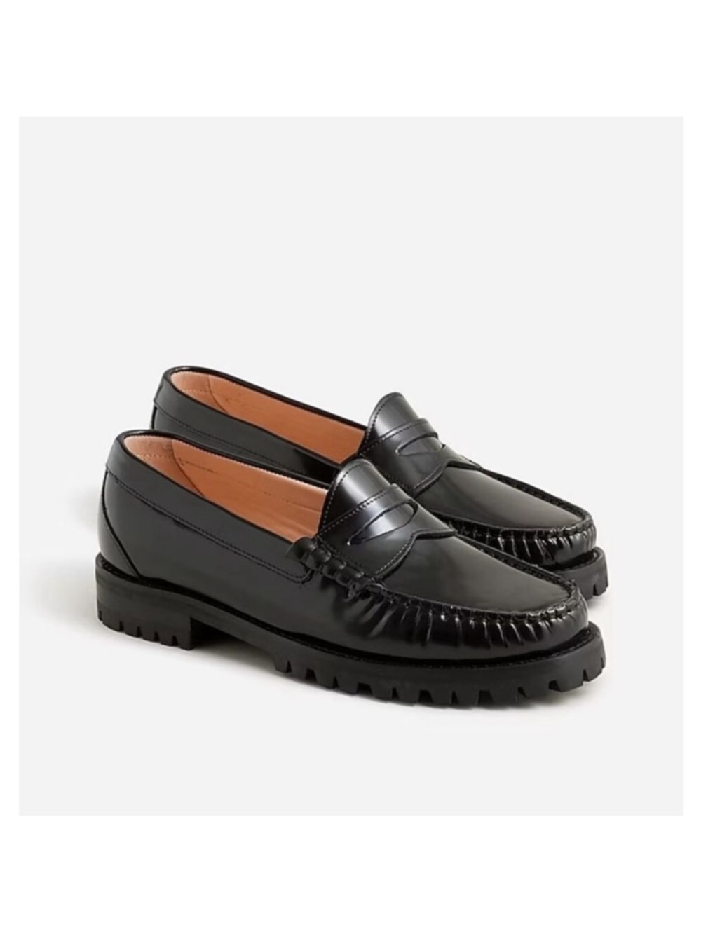 J CREW Winona Lug Sole Penny Loafer 7.5